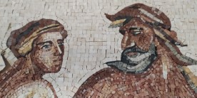 Alessandra Minicozzi, mosaico: Sauna in Spagna