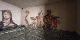 Alessandra Minicozzi, mosaico: Sauna in Spagna