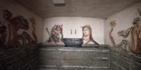 Alessandra Minicozzi, mosaico: Sauna in Spagna